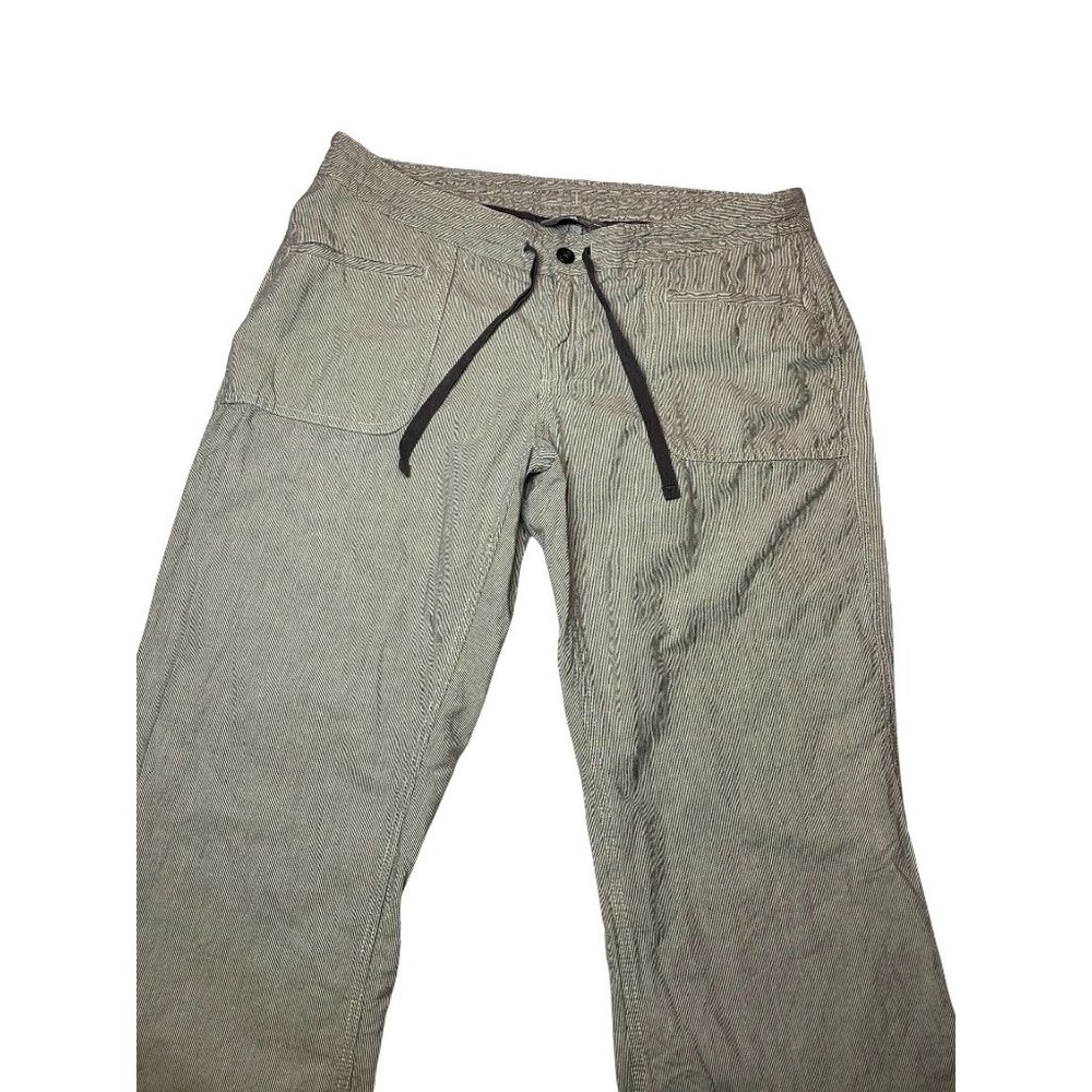 The North Face Larison Linen Flare Leg Women's Size 14 Stripes